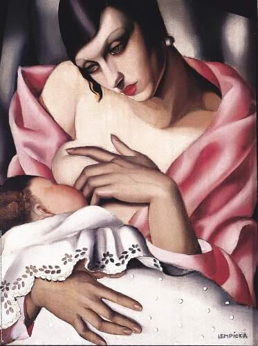 maternidad 1928 contemporánea Tamara de Lempicka Pintura al óleo